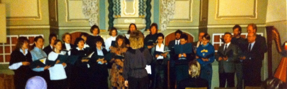 Foto vom ersten Chorkonzert